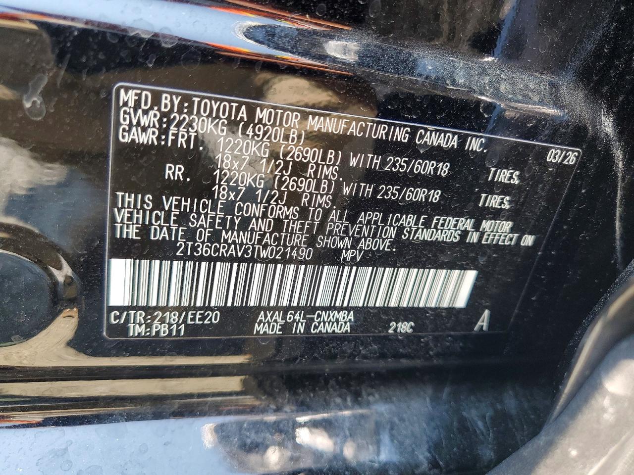 2026 TOYOTA RAV4