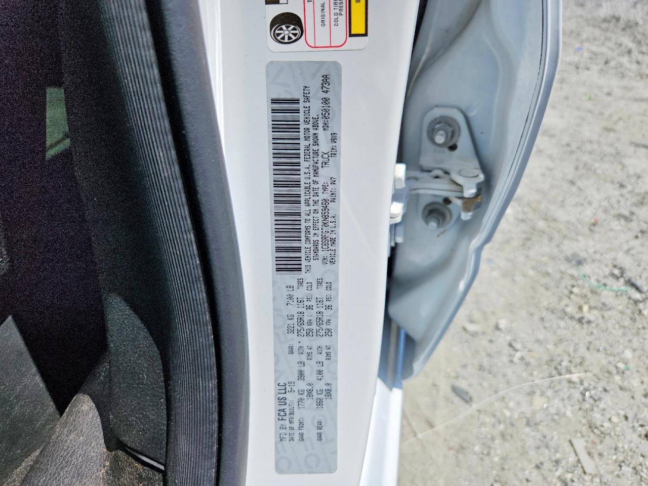 2019 RAM 1500