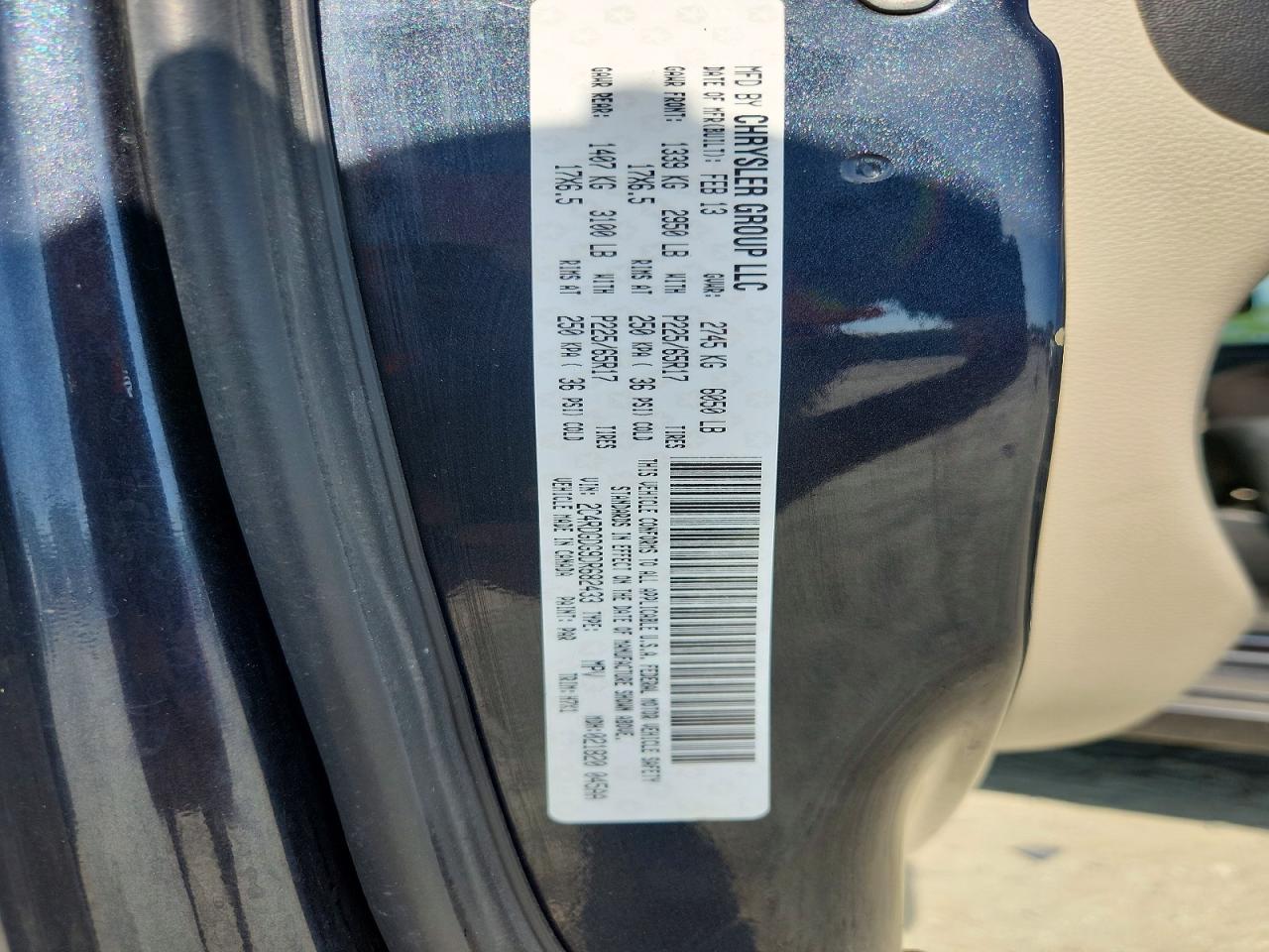 2013 DODGE CARAVAN