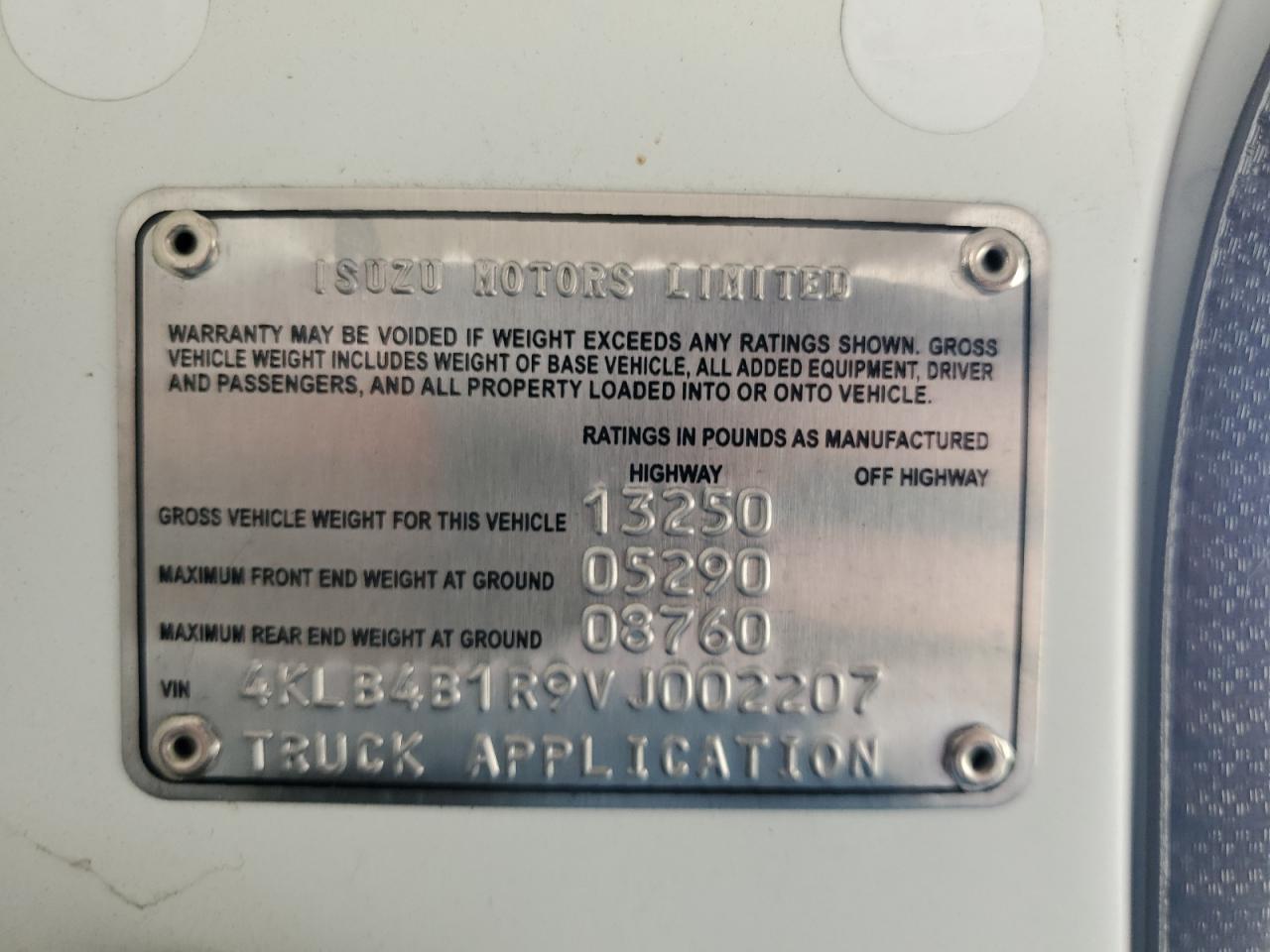 1997 ISUZU All Models