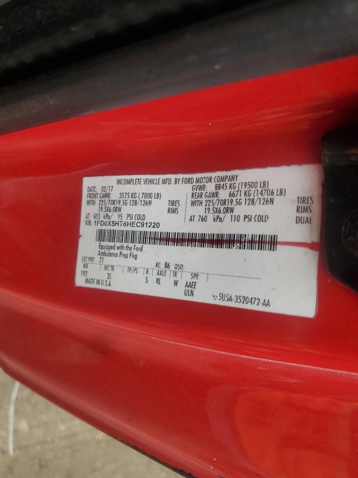 2017 FORD F550