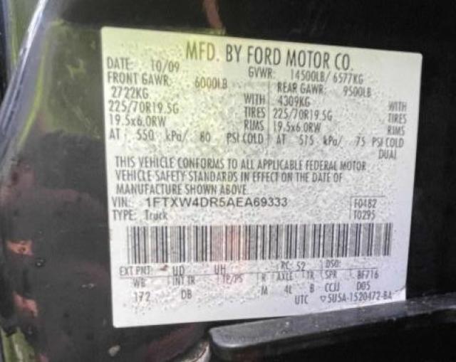 2010 FORD F450