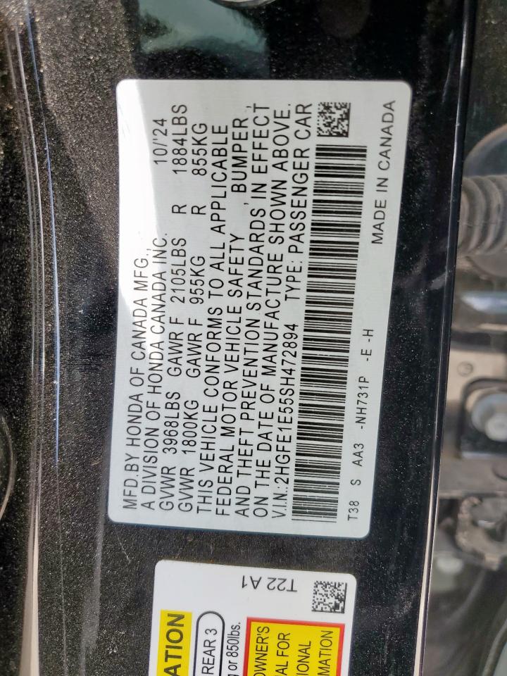 2025 HONDA CIVIC
