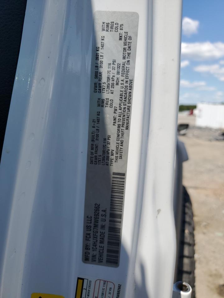 2021 JEEP WRANGLER