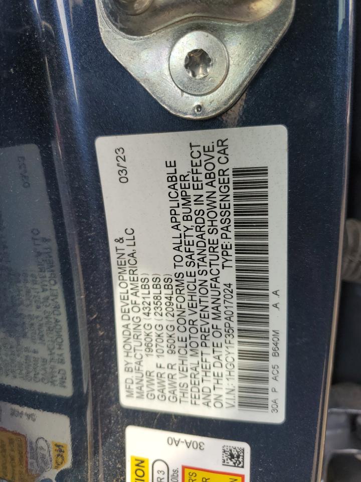 2023 HONDA ACCORD