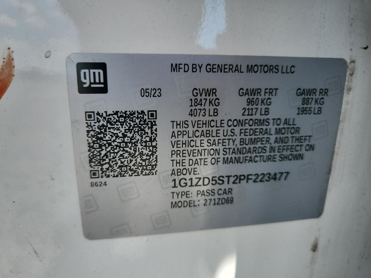 2023 CHEVROLET MALIBU