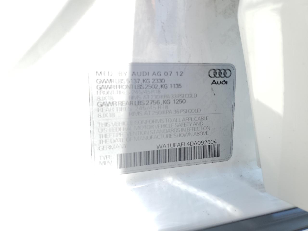 2013 AUDI A4