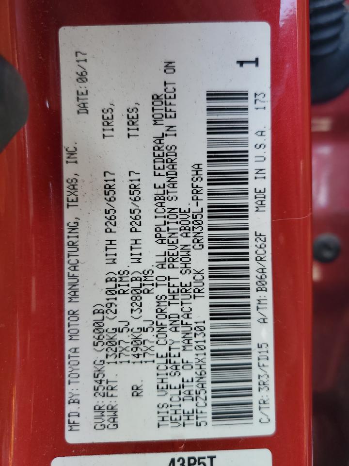 2017 TOYOTA TACOMA