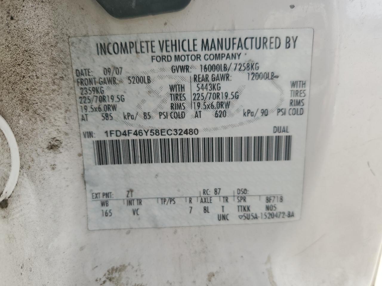 2008 FORD F450