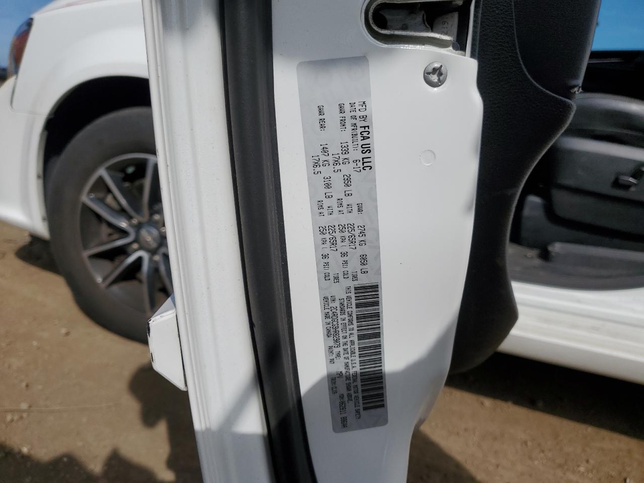 2017 DODGE CARAVAN
