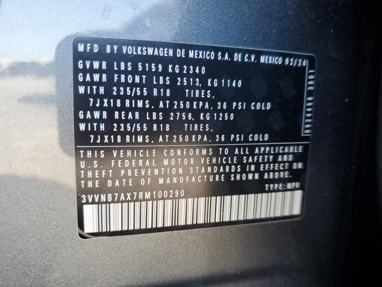 2024 VOLKSWAGEN TIGUAN