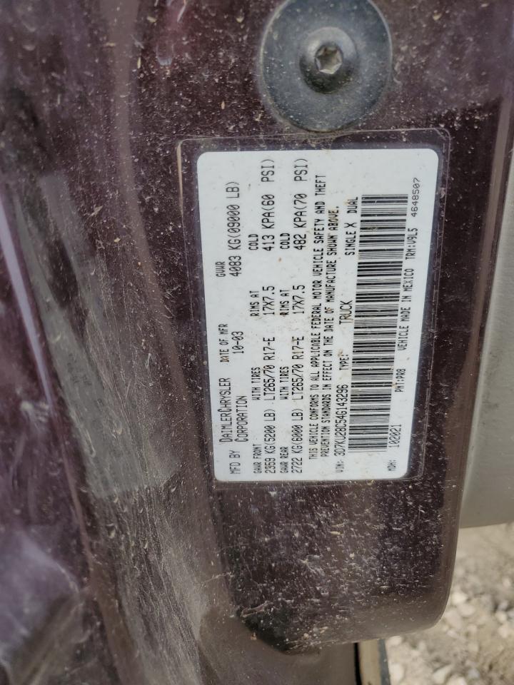 2004 DODGE RAM 2500