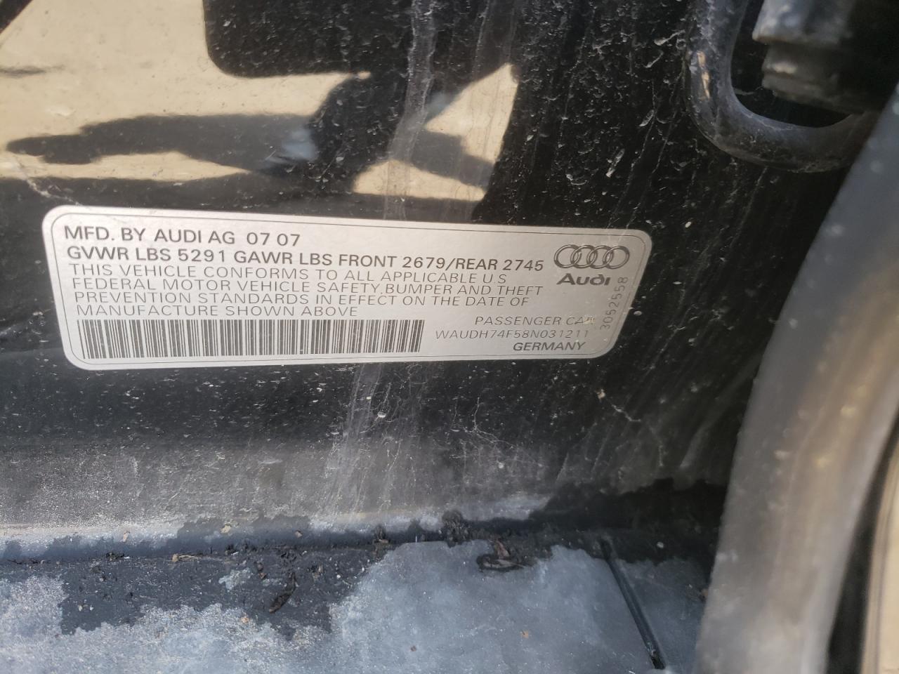 2008 AUDI A3