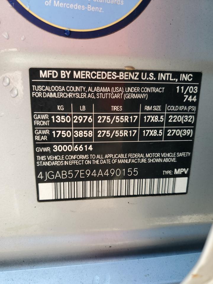 2004 MERCEDES-BENZ M-CLASS
