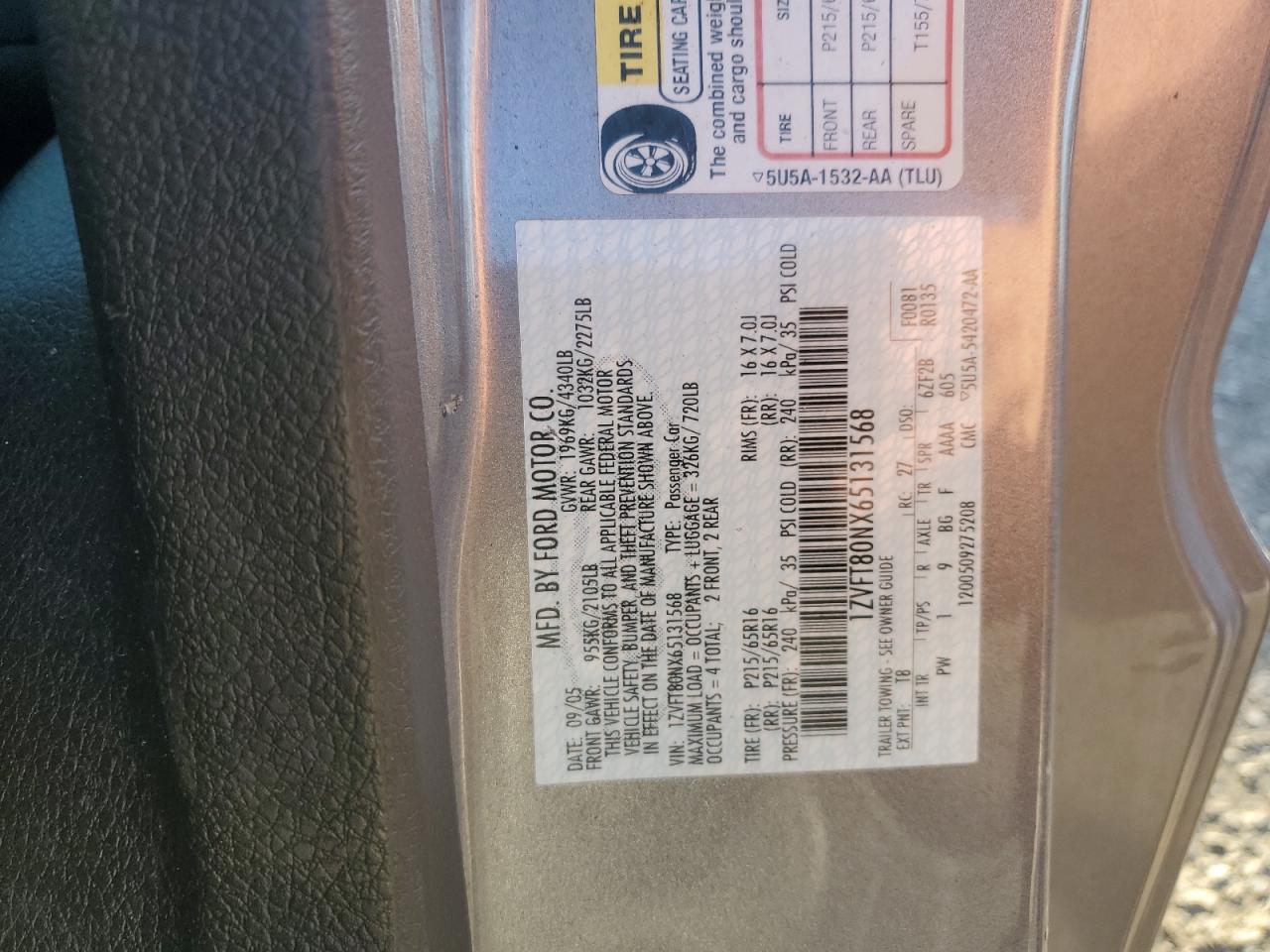 2006 FORD ALL Models