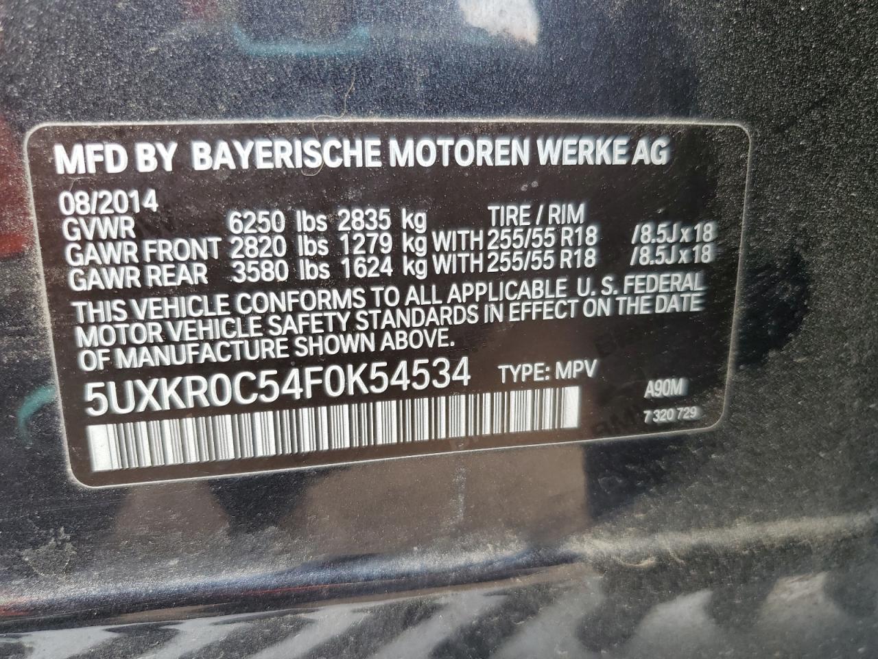 2015 BMW X5