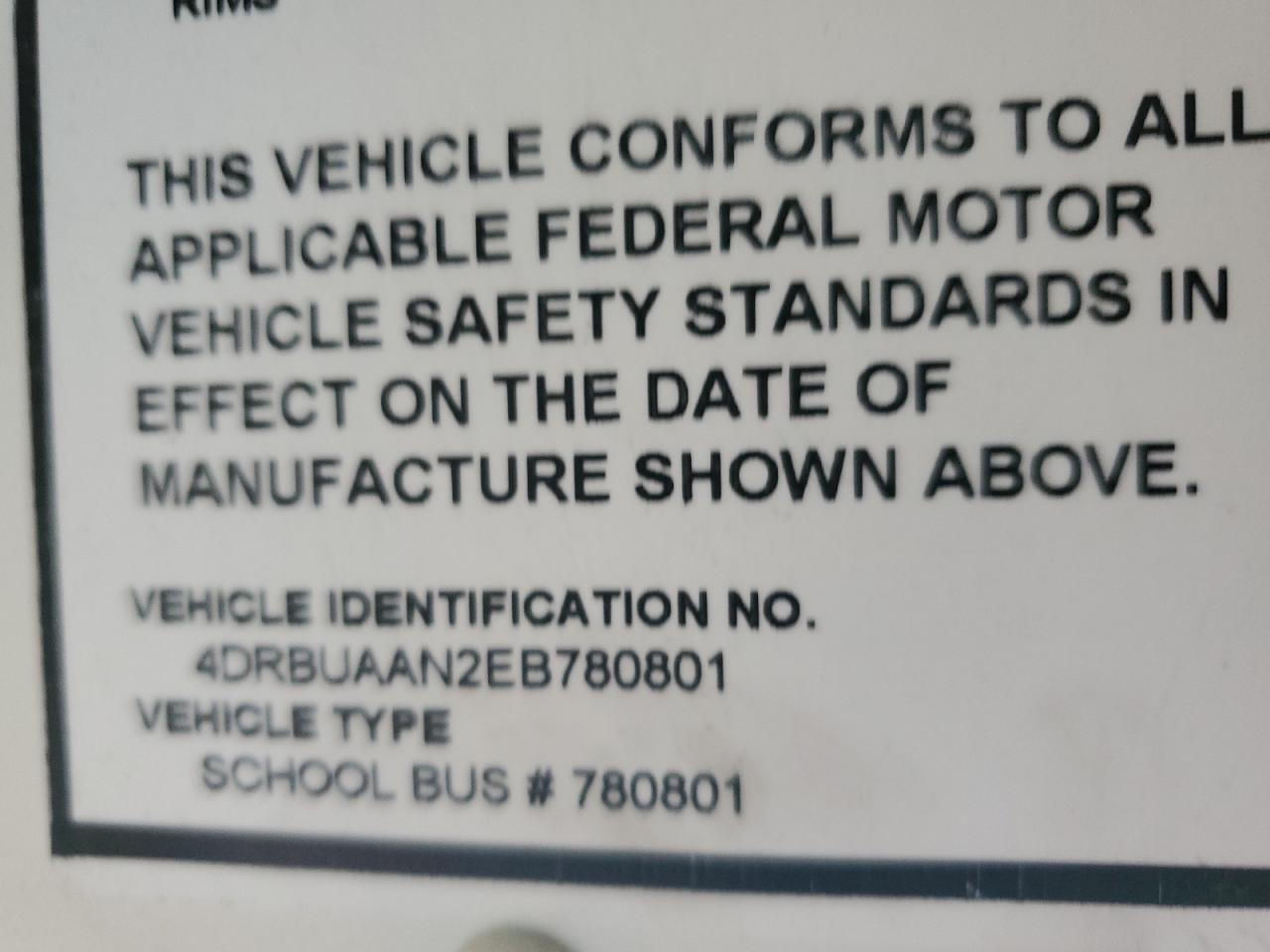 2014 IC CORPORATION CE SERIES