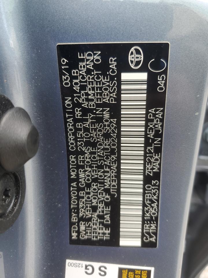 2020 TOYOTA COROLLA