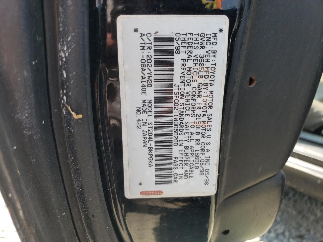 1998 TOYOTA CELICA