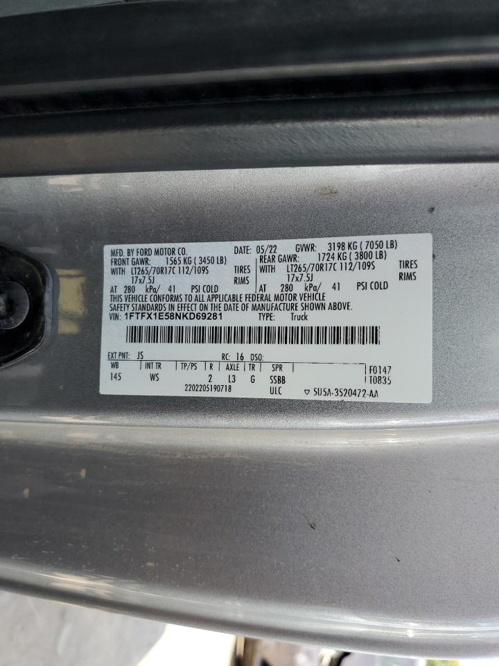 2022 FORD F-150