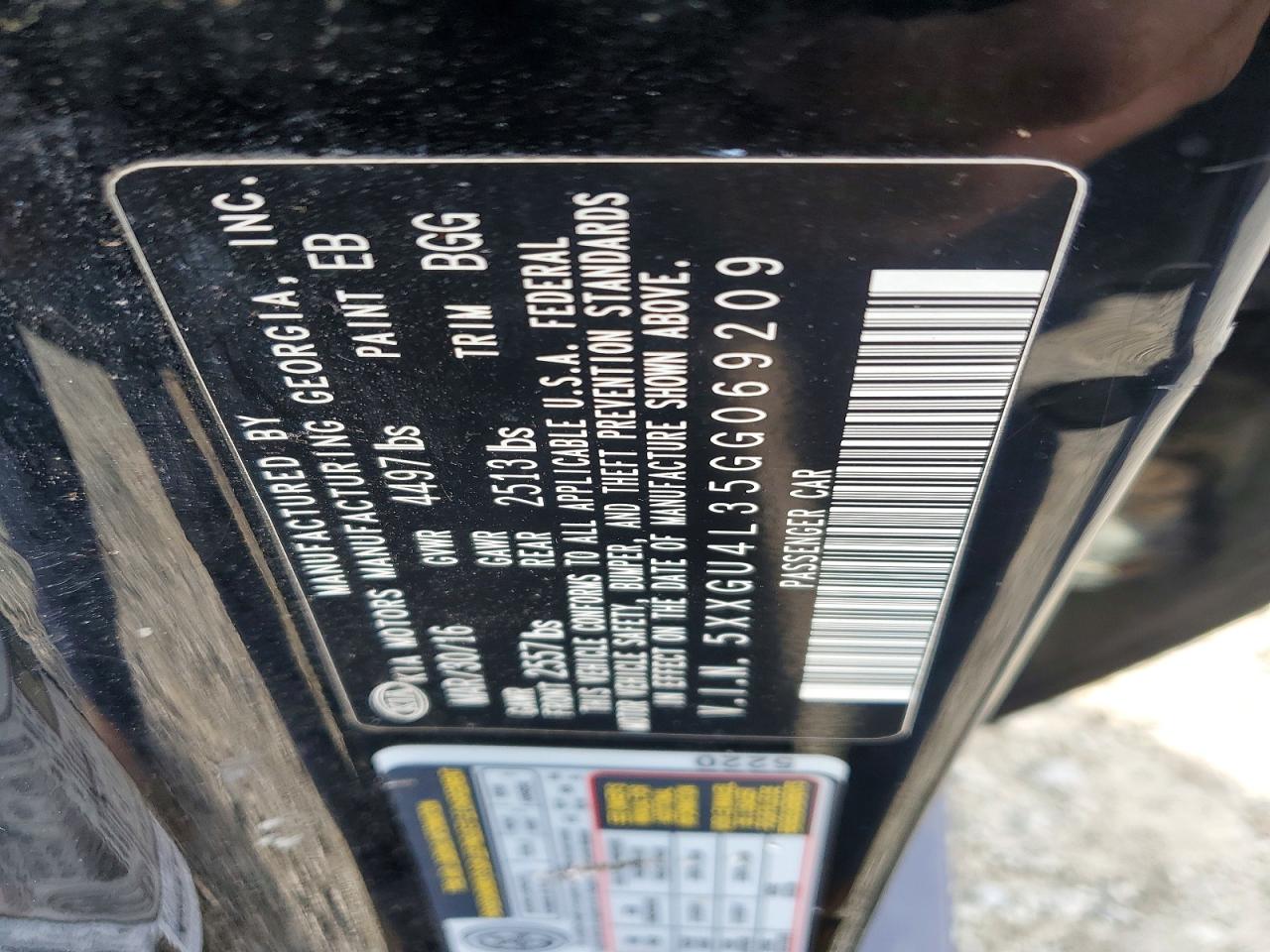 2016 KIA OPTIMA