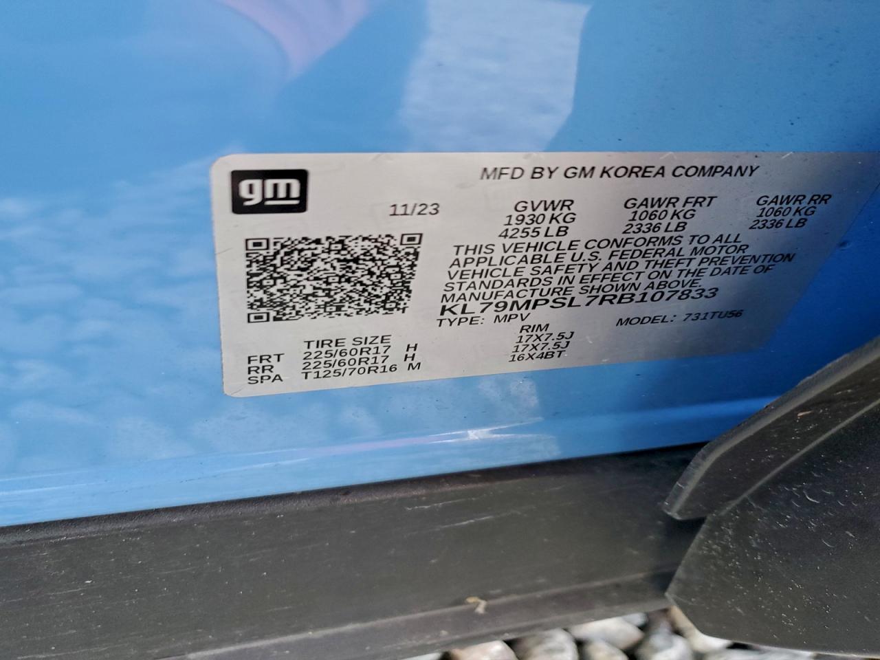 2024 CHEVROLET TRAILBLZR