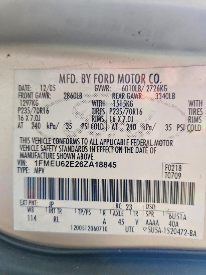2006 FORD EXPLORER