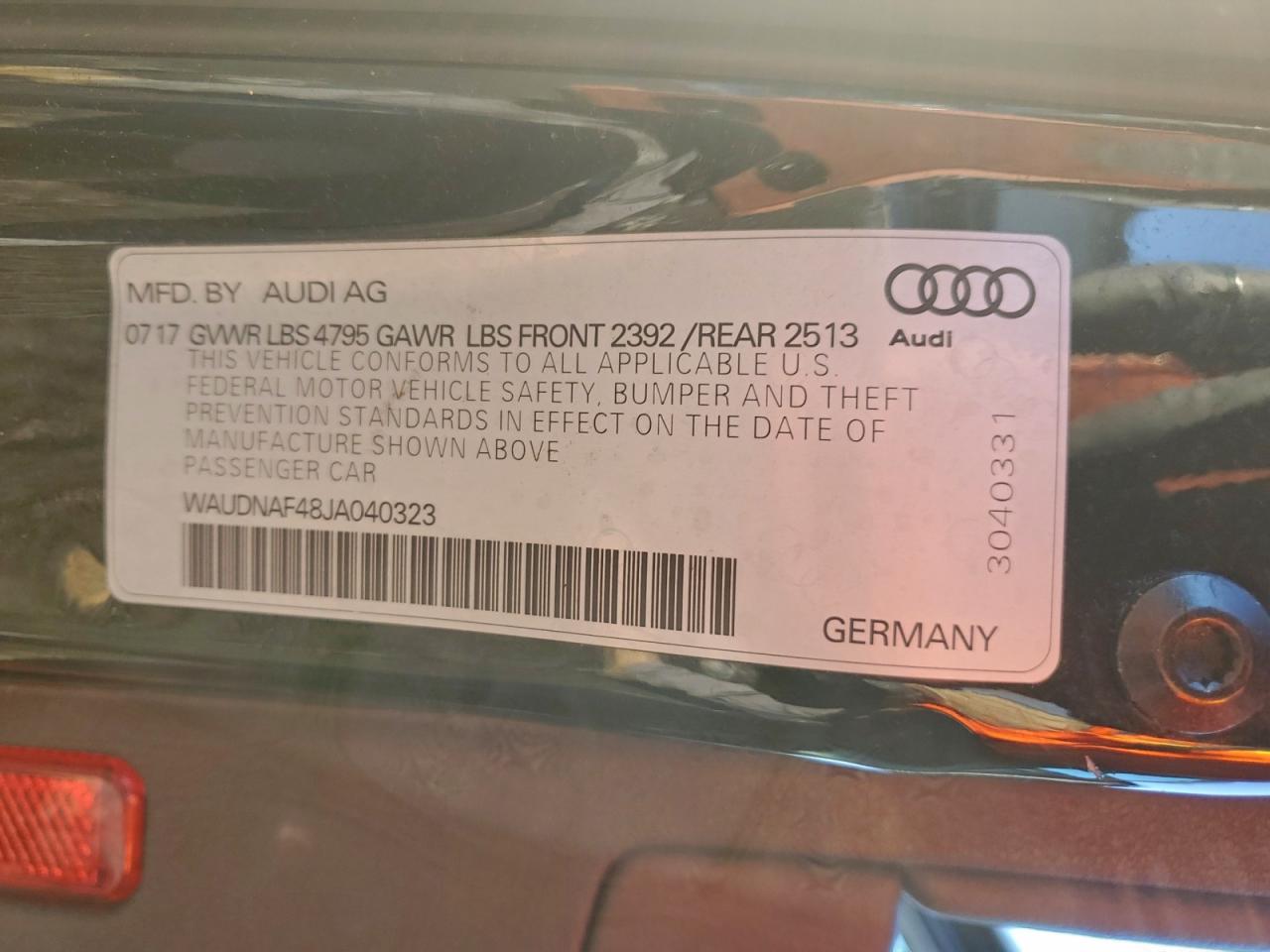 2018 AUDI A4