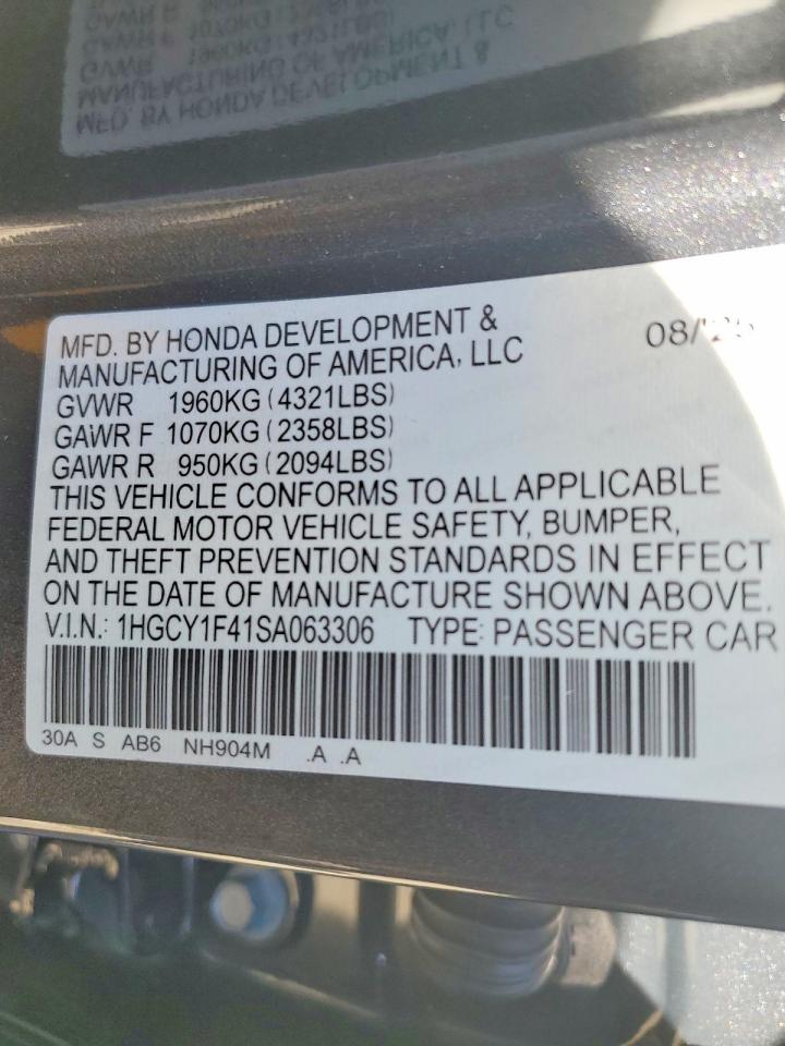 2025 HONDA ACCORD