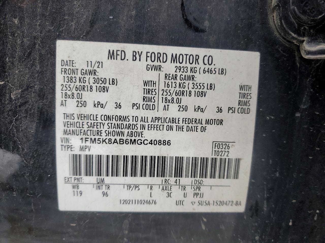 2021 FORD EXPLORER