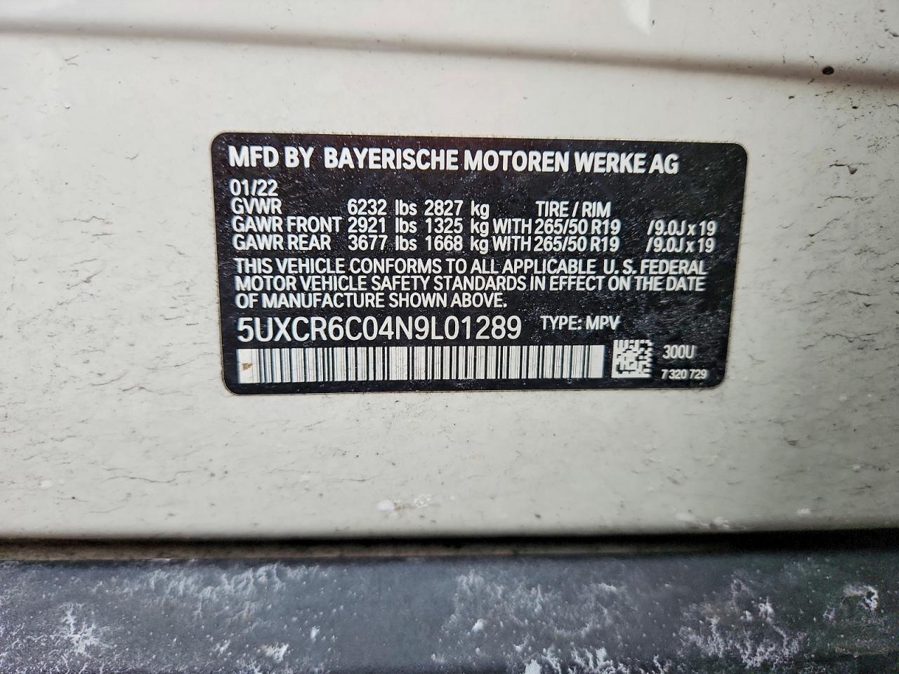 2022 BMW X5