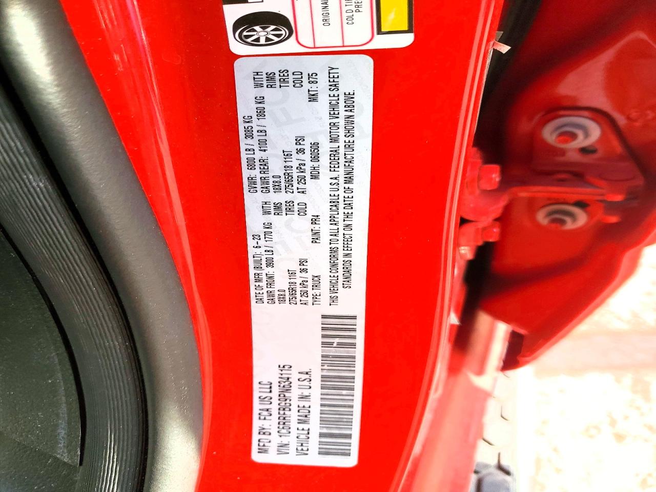 2023 RAM 1500