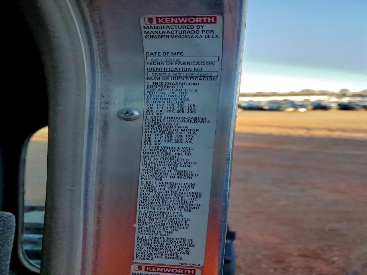 2017 KENWORTH ALL OTHER