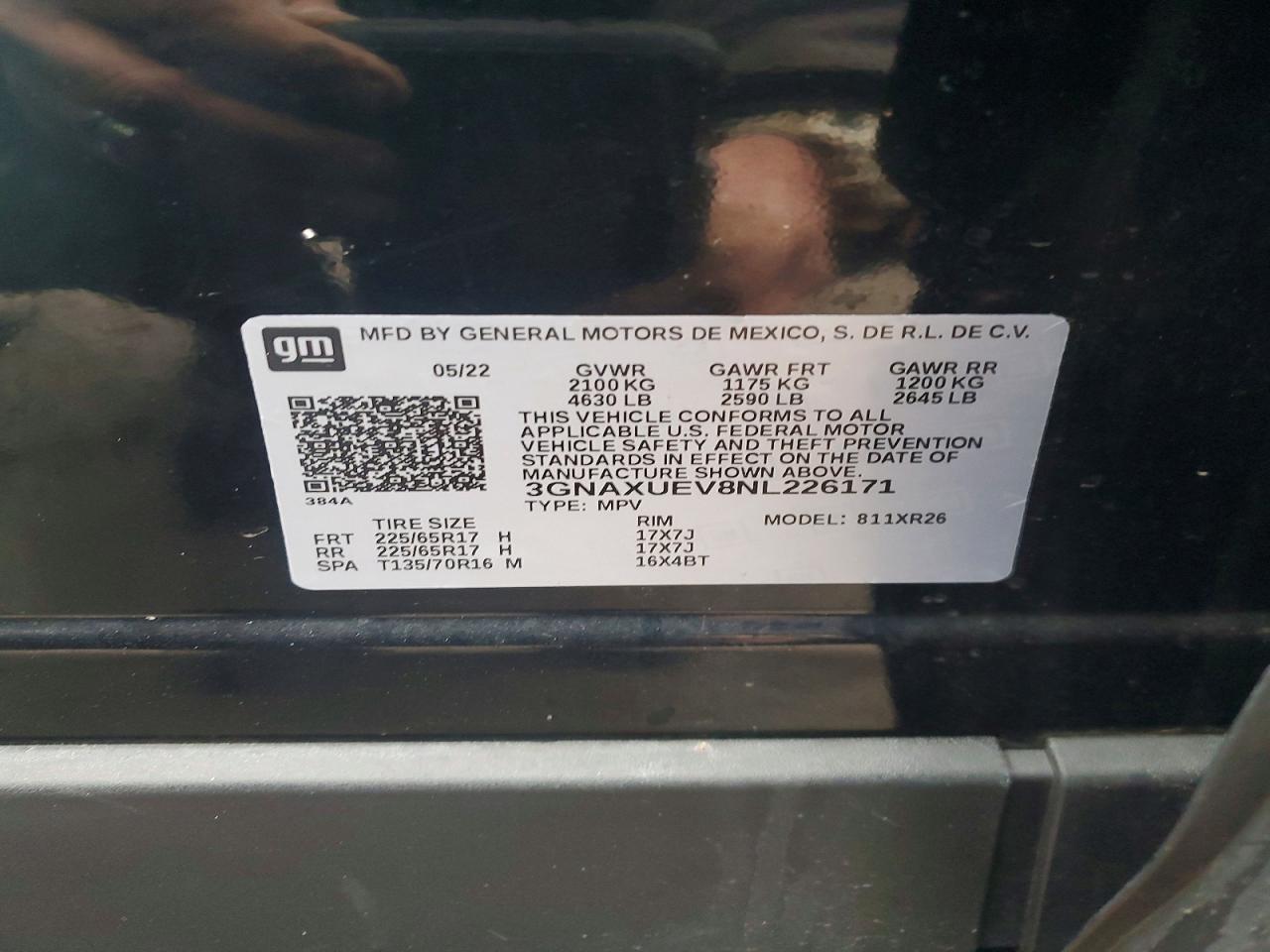 2022 CHEVROLET EQUINOX