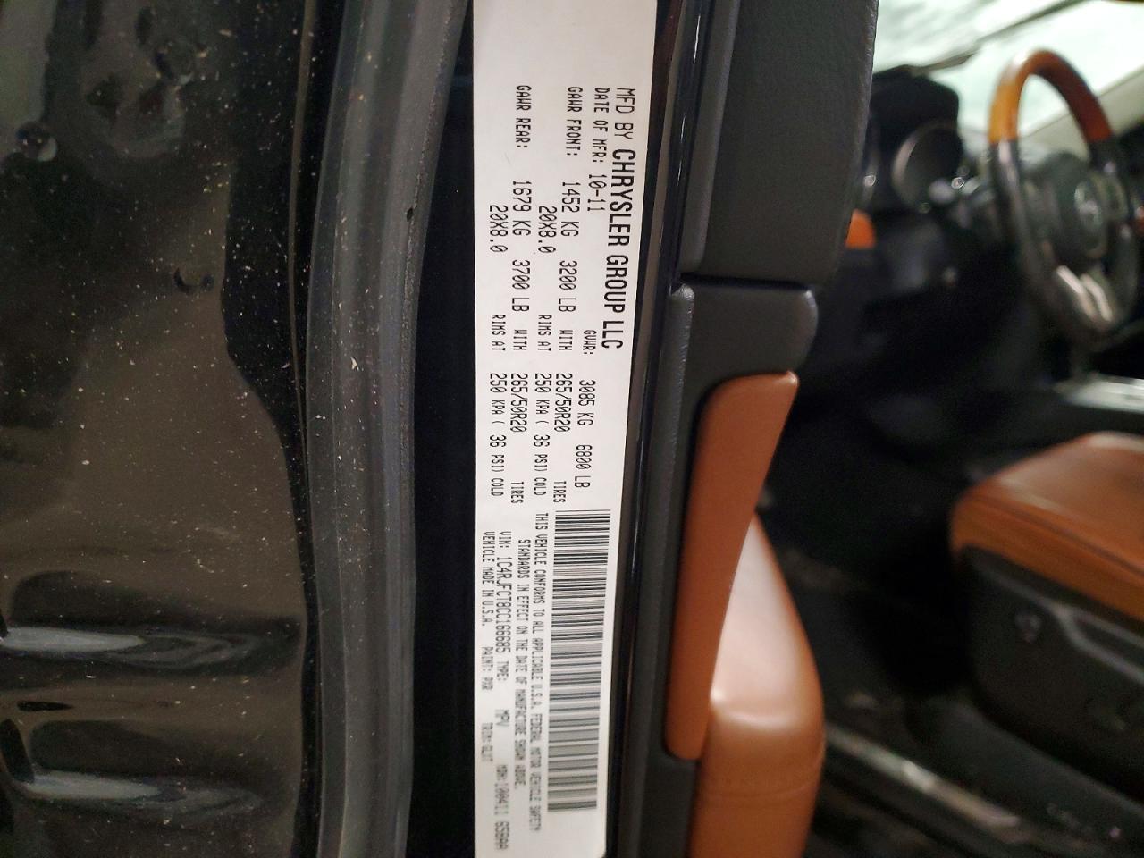 2012 JEEP GRAND CHER
