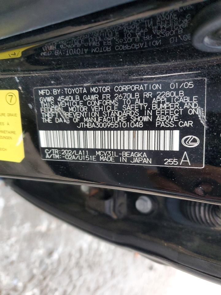 2005 LEXUS ES330