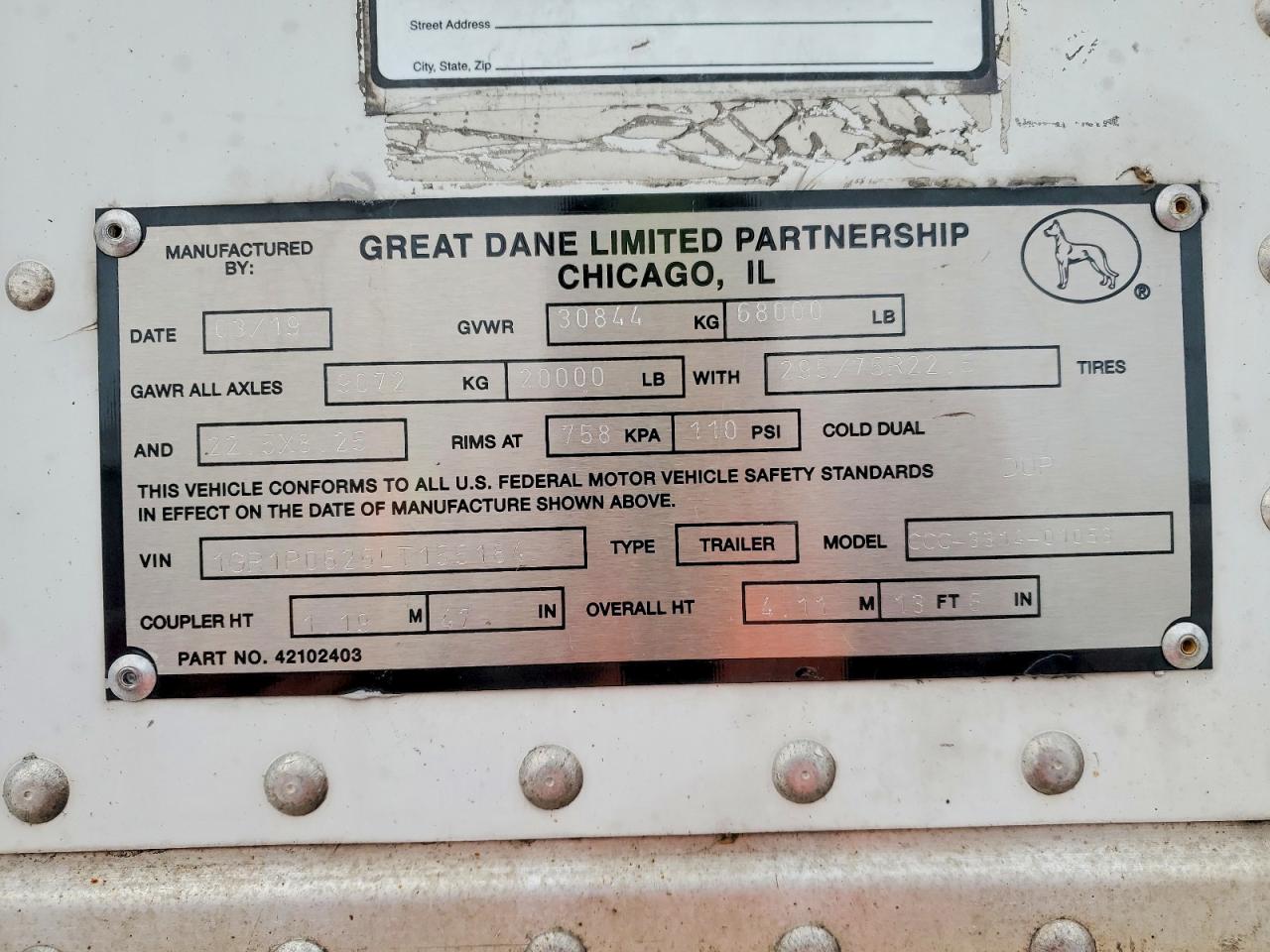 2020 GREAT DANE VAN-(DRY F