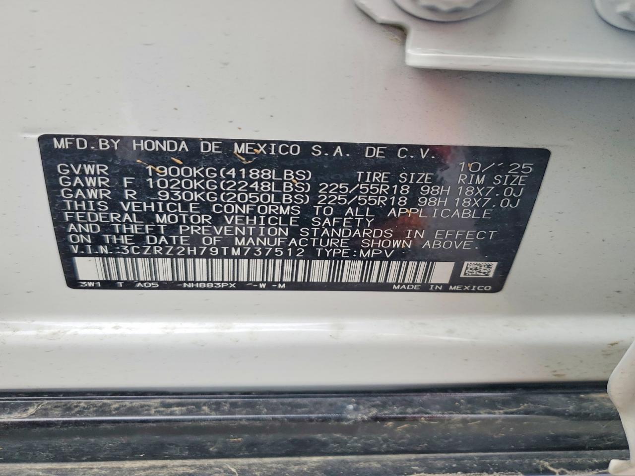 2026 HONDA HR-V