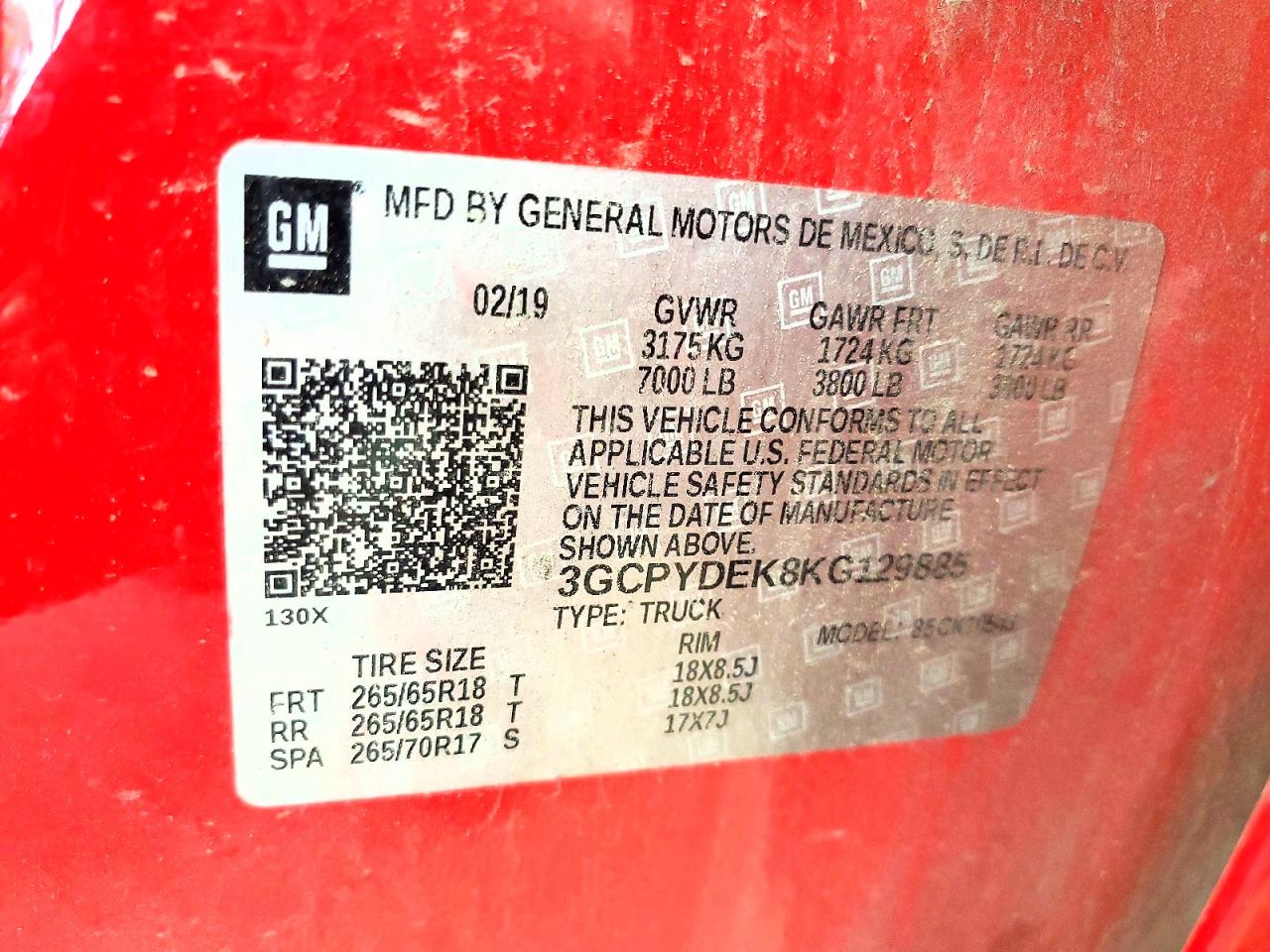 2019 CHEVROLET ALL Models