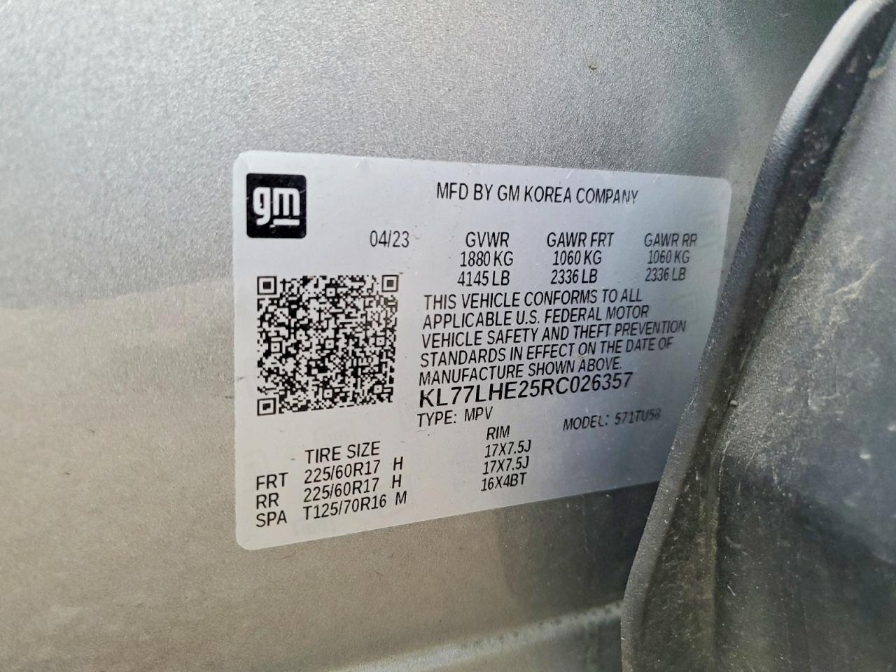 2024 CHEVROLET TRAX