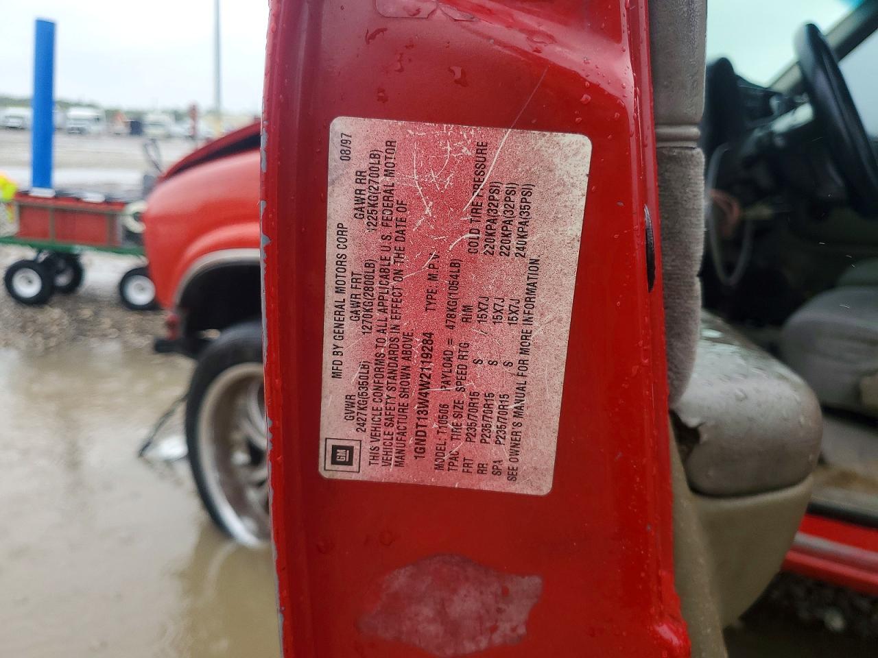 1998 CHEVROLET BLAZER