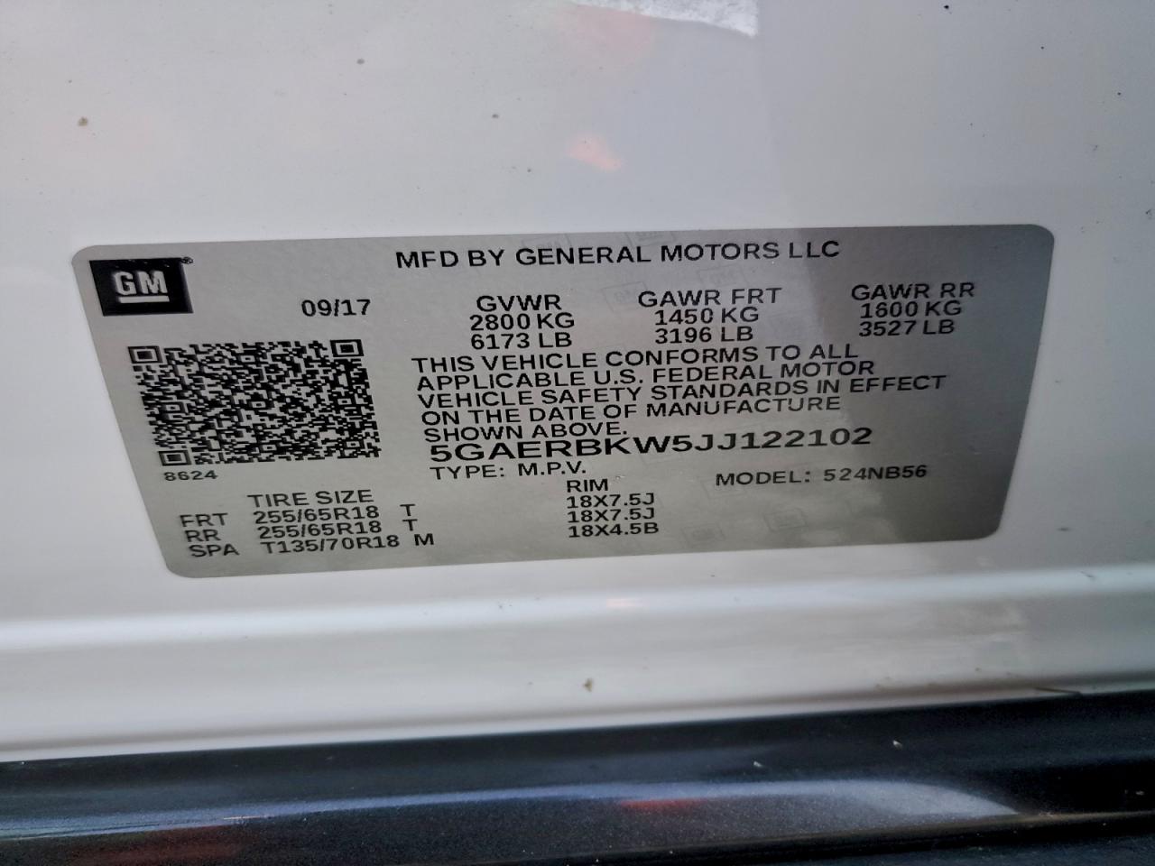2018 BUICK ENCLAVE