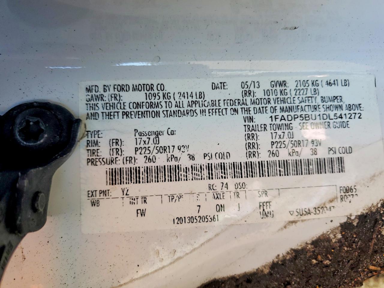 2013 FORD CMAX