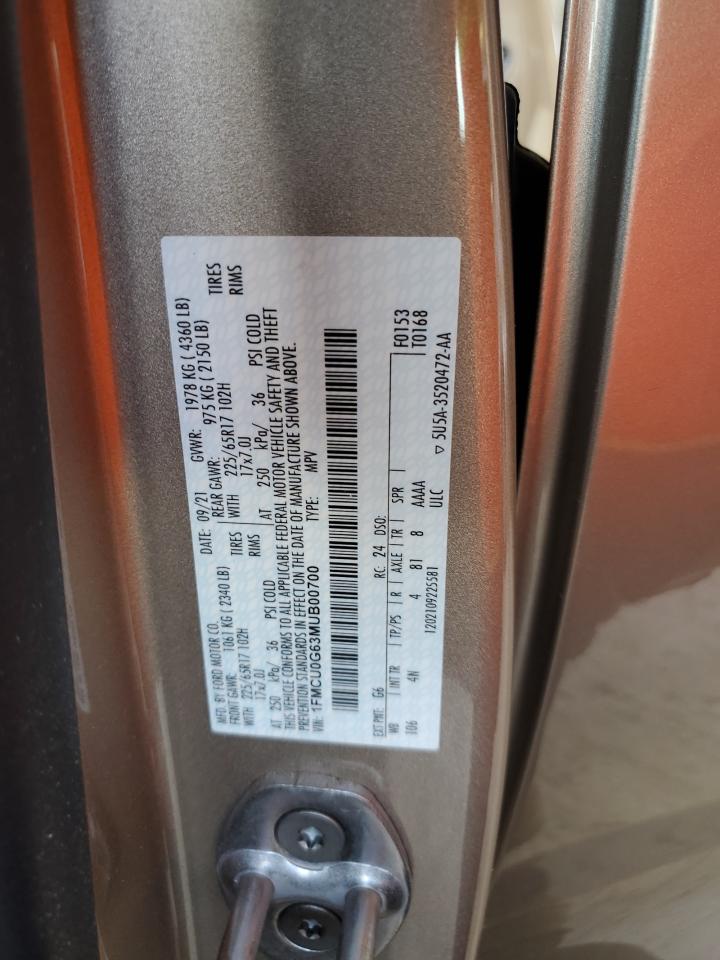 2021 FORD ESCAPE