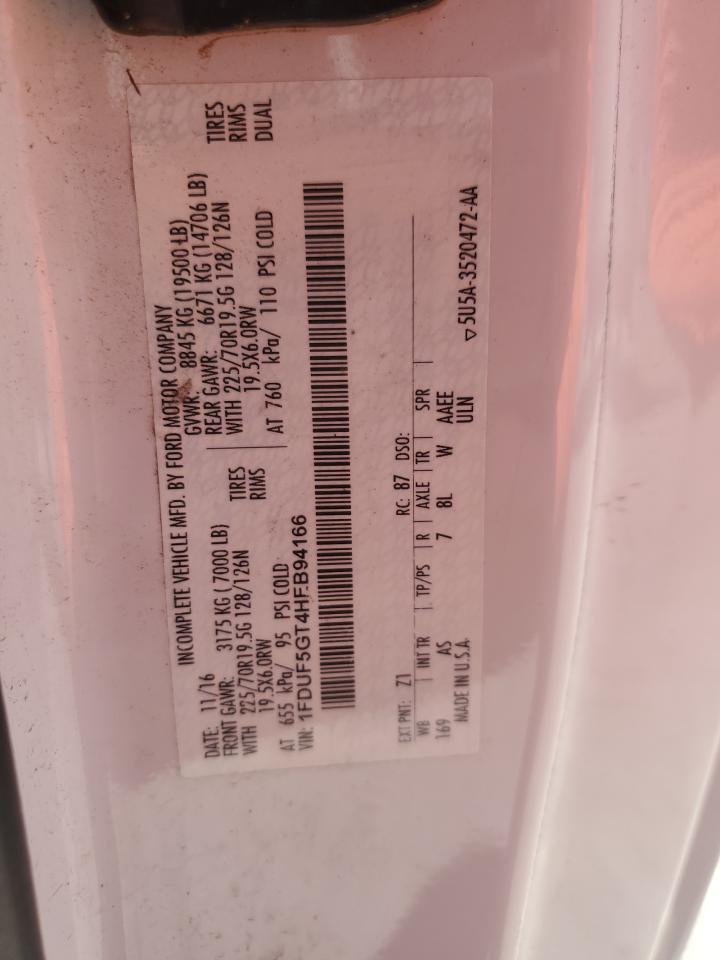 2017 FORD F550