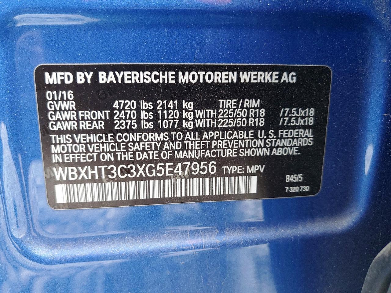 2016 BMW X1