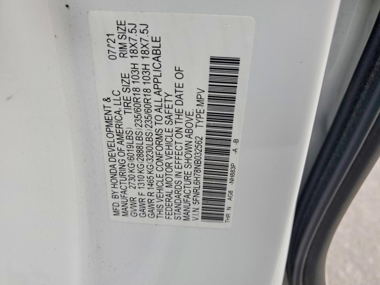 2022 HONDA All Models