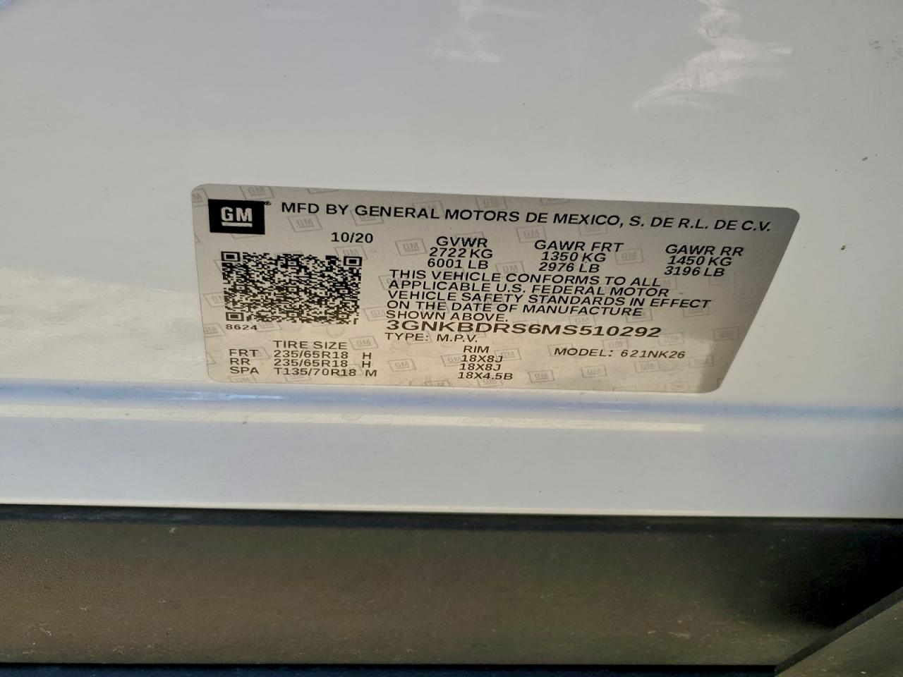 2021 CHEVROLET BLAZER