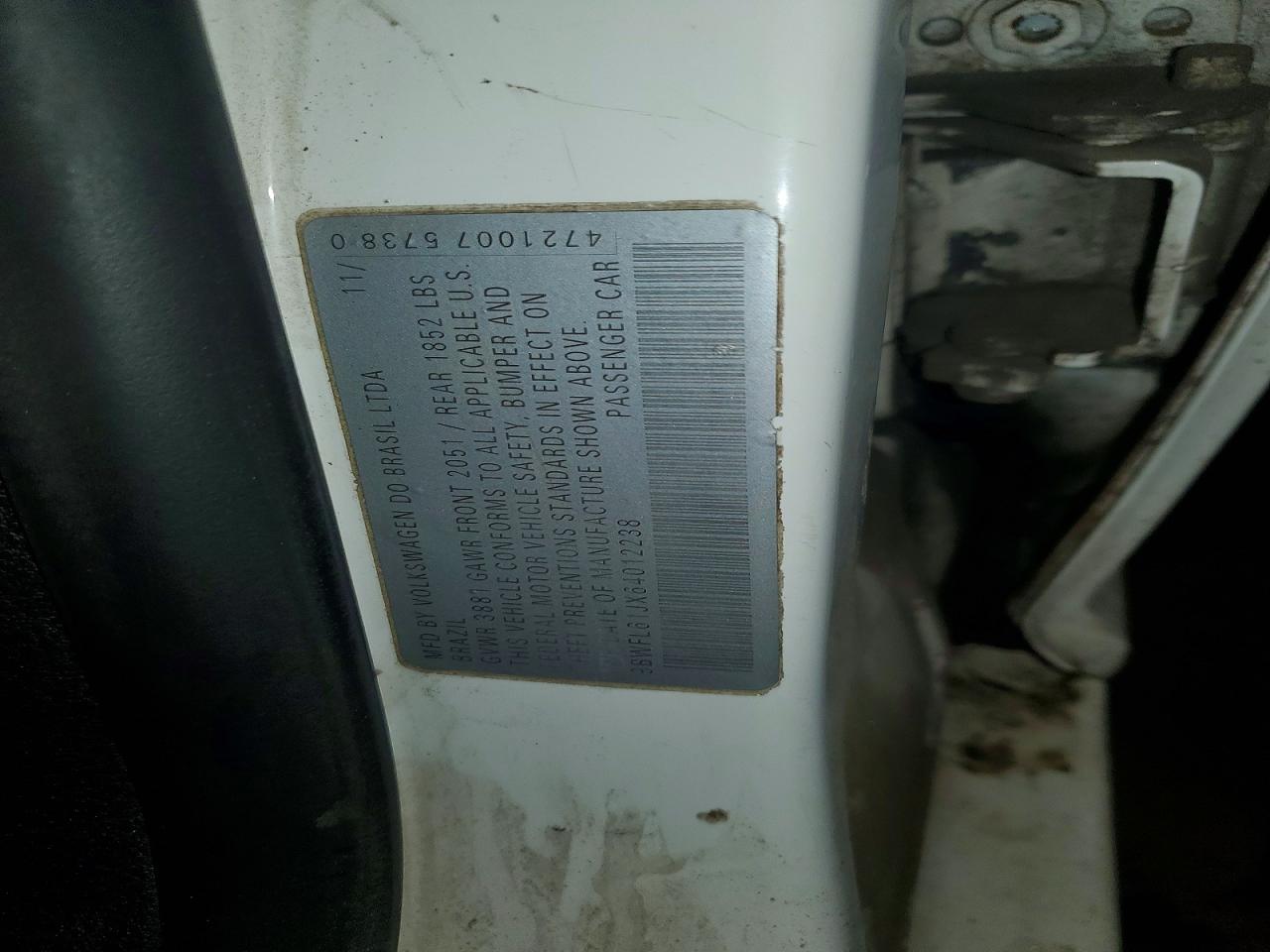 2006 VOLKSWAGEN GOLF