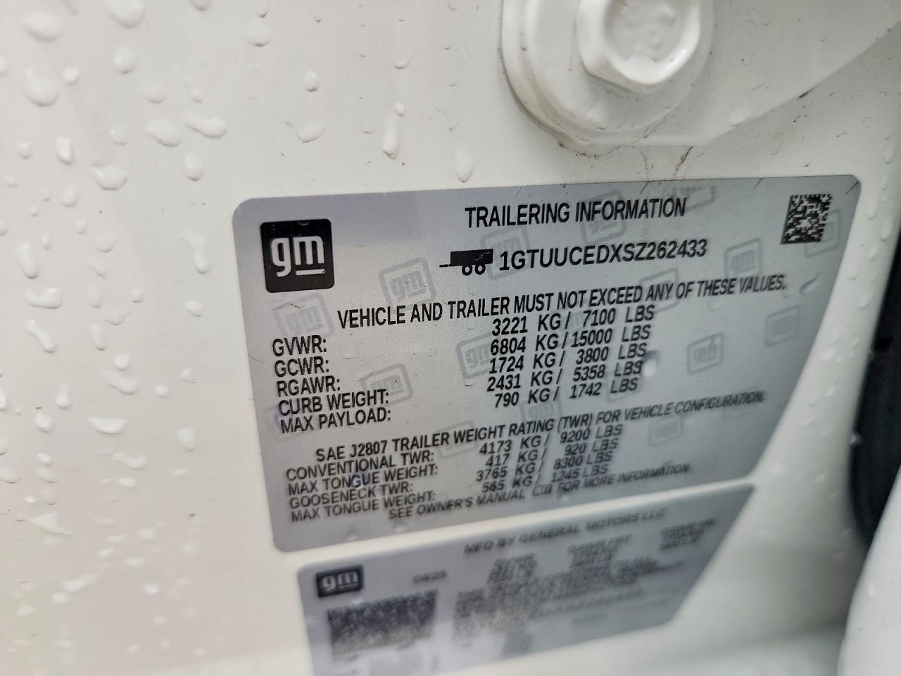 2025 GMC SIERRA